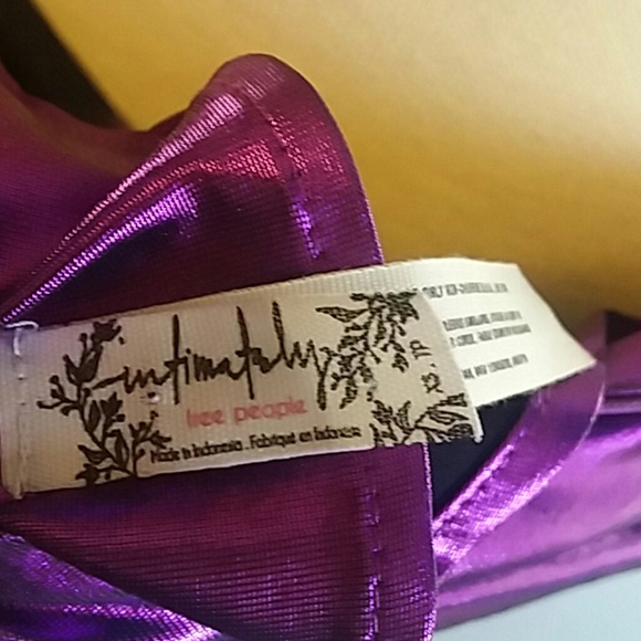 Free people foil babe new bodysuit purple - Picture 8 of 10